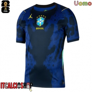 Brasile Seconda Maglia Mondiali 2026 Manica Corta